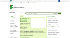 Desktop Screenshot of londrina.ifpr.edu.br